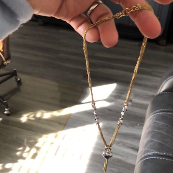 Elegant yellow and white gold chain - Picture 2 of 4